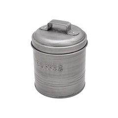 ESTIA ΔΟΧΕΙΟ ΚΑΦΕ ΜΕΤΑΛΛΙΚΟ 11x11x14cm ΜΕ ΑΕΡΟΣΤΕΓΕΣ ΚΑΠΑΚΙ