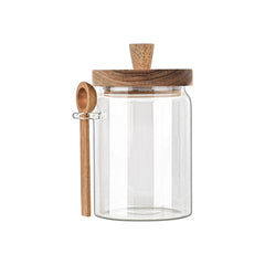 ESTIA ΔΟΧΕΙΟ ΑΠΟΘΗΚΕΥΣΗΣ ALLURE ΓΥΑΛΙΝΟ 850ml 9.7x12x17cm ΜΕ ΚΟΥΤΑΛΙ