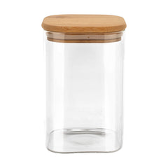 ESTIA ΔΟΧΕΙΟ ΑΠΟΘΗΚΕΥΣΗΣ BAMBOO ESSENTIALS 950ml ΓΥΑΛΙΝΟ ΜΕ ΚΑΠΑΚΙ