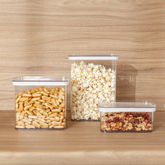 ESTIA ΔΟΧΕΙΟ ΑΠΟΘΗΚΕΥΣΗΣ ΠΛΑΣΤΙΚΟ 2500ml ΔΙΑΦΑΝΕΣ ΣΤΟΙΒΑΖΟΜΕΝΟ