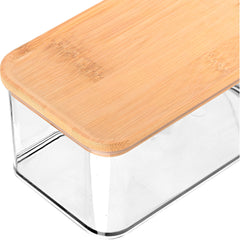 ESTIA ΔΟΧΕΙΟ ΑΠΟΘΗΚΕΥΣΗΣ BAMBOO ESSENTIALS ΠΛΑΣΤΙΚΟ 750ml ΣΤΟΙΒΑΖΟΜΕΝΟ