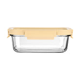 ESTIA ΦΑΓΗΤΟΔΟΧΕΙΟ CLICK&SEAL ΓΥΑΛΙΝΟ 1050ml 21.6x16.5x7.4cm ΜΕ ΚΑΠΑΚΙ ΠΛΑΣΤΙΚΟ IVORY