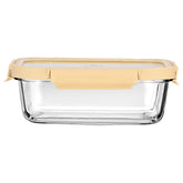 ESTIA ΦΑΓΗΤΟΔΟΧΕΙΟ CLICK&SEAL ΓΥΑΛΙΝΟ 1520ml 23.5x17.8x7.6cm ΜΕ ΚΑΠΑΚΙ ΠΛΑΣΤΙΚΟ IVORY