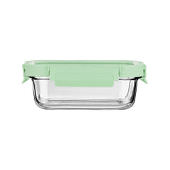 ESTIA ΦΑΓΗΤΟΔΟΧΕΙΟ CLICK&SEAL ΓΥΑΛΙΝΟ 640ml 18.9x14.5x6.7 ΜΕ ΚΑΠΑΚΙ ΠΛΑΣΤΙΚΟ MINT