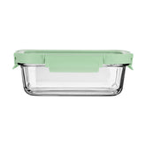 ESTIA ΦΑΓΗΤΟΔΟΧΕΙΟ CLICK&SEAL ΓΥΑΛΙΝΟ 1050ml 21.7x16.5x7.4cm ΜΕ ΚΑΠΑΚΙ ΠΛΑΣΤΙΚΟ MINT