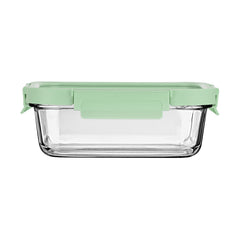 ESTIA ΦΑΓΗΤΟΔΟΧΕΙΟ CLICK&SEAL ΓΥΑΛΙΝΟ 1050ml 21.7x16.5x7.4cm ΜΕ ΚΑΠΑΚΙ ΠΛΑΣΤΙΚΟ MINT