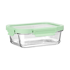 ESTIA ΦΑΓΗΤΟΔΟΧΕΙΟ CLICK&SEAL ΓΥΑΛΙΝΟ 1050ml 21.7x16.5x7.4cm ΜΕ ΚΑΠΑΚΙ ΠΛΑΣΤΙΚΟ MINT