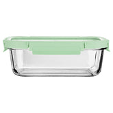 ESTIA ΦΑΓΗΤΟΔΟΧΕΙΟ CLICK&SEAL ΓΥΑΛΙΝΟ 1520ml 24.1x18.2x8.1cm ΜΕ ΚΑΠΑΚΙ ΠΛΑΣΤΙΚΟ MINT