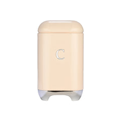 ESTIA ΔΟΧΕΙΟ ΓΙΑ ΚΑΦΕ EPOQUE ΜΕΤΑΛΛΙΚΟ 11x18.8cm ΚΡΕΜ