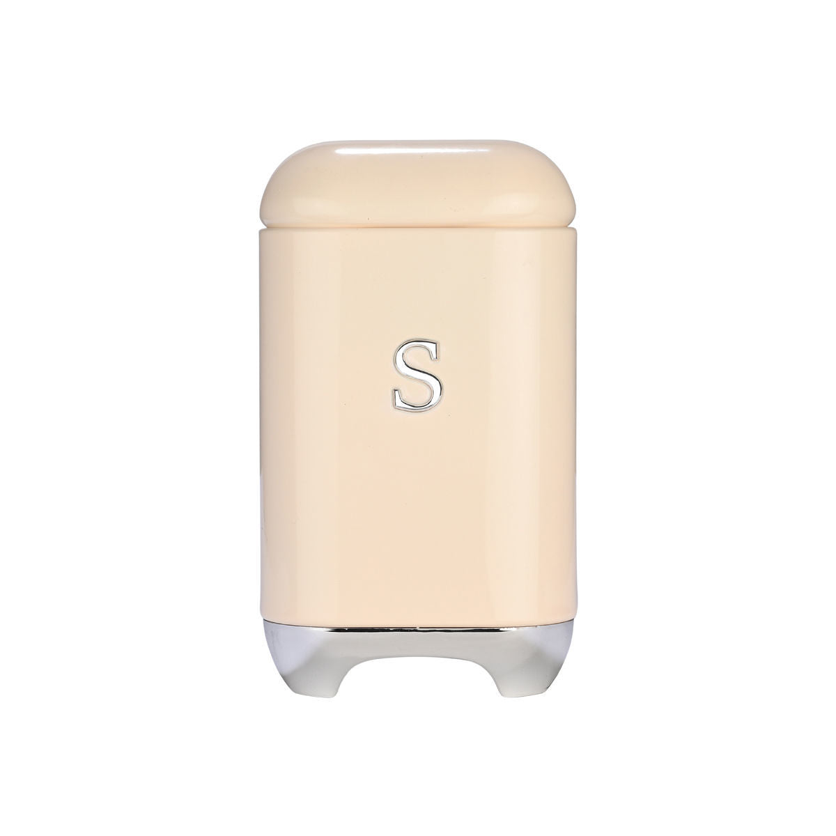 ESTIA ΔΟΧΕΙΟ ΓΙΑ ΖΑΧΑΡΗ EPOQUE ΜΕΤΑΛΛΙΚΟ 11x18.8cm ΚΡΕΜ