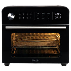 ESTIA ΦΡΙΤΕΖΑ ΑΕΡΟΣ - ΦΟΥΡΝΑΚΙ TITAN CHEF 1700w 23lt ΜΕ 9 ΠΡΟΓΡΑΜΜΑΤΑ ΜΑΓΕΙΡΕΜΑΤΟΣ