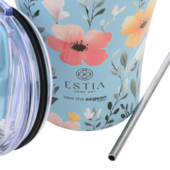 ESTIA ΘΕΡΜΟΣ COFFEE MUG SAVE THE AEGEAN 350ml SKY GARDEN