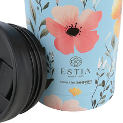 ESTIA ΘΕΡΜΟΣ TRAVEL MUG SAVE THE AEGEAN 350ml SKY GARDEN