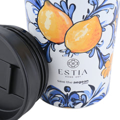 ESTIA ΘΕΡΜΟΣ TRAVEL MUG SAVE THE AEGEAN 350ml AMALFI COAST