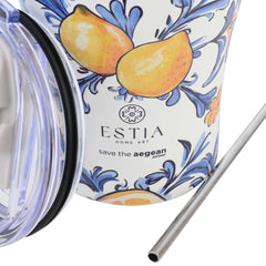 ESTIA ΘΕΡΜΟΣ COFFEE MUG SAVE THE AEGEAN 350ml AMALFI COAST