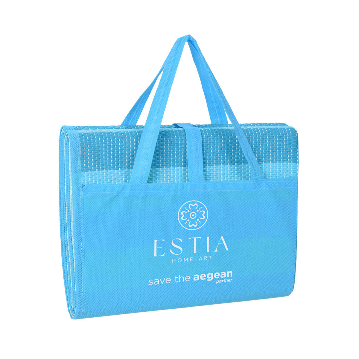 ESTIA ΨΑΘΑ ΘΑΛΑΣΣΗΣ TRANQUIL TIDES ΠΛΑΣΤΙΚΗ 180x180cm