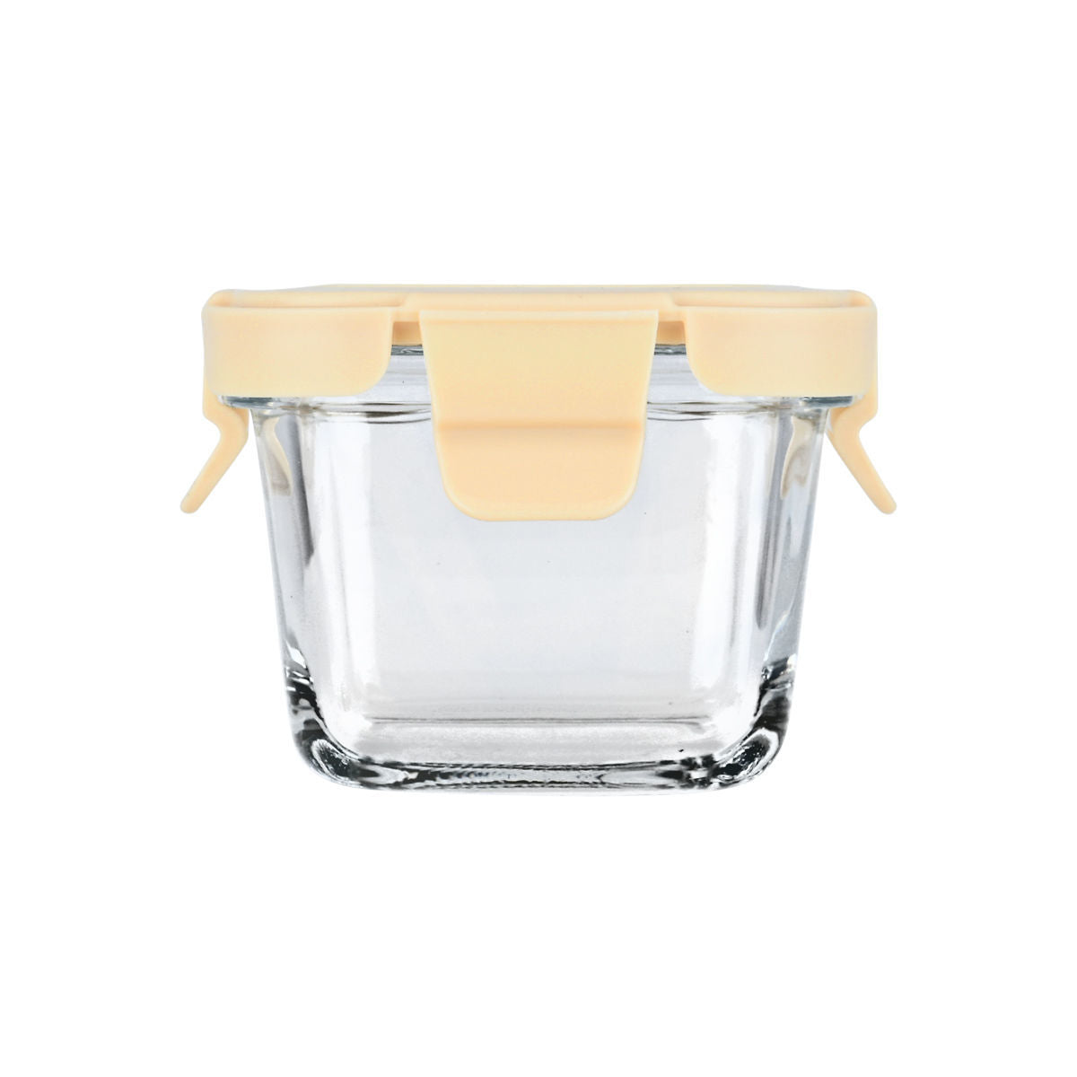 ESTIA ΦΑΓΗΤΟΔΟΧΕΙΟ CLICK&SEAL ΓΥΑΛΙΝΟ 160ml 9.2x9.2x6.3cm ΜΕ ΚΑΠΑΚΙ ΠΛΑΣΤΙΚΟ IVORY