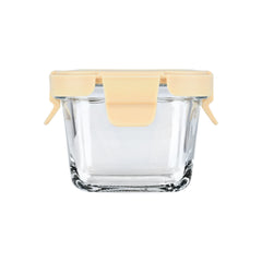 ESTIA ΦΑΓΗΤΟΔΟΧΕΙΟ CLICK&SEAL ΓΥΑΛΙΝΟ 160ml 9.2x9.2x6.3cm ΜΕ ΚΑΠΑΚΙ ΠΛΑΣΤΙΚΟ IVORY