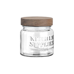 ESTIA ΔΟΧΕΙΟ ΑΠΟΘΗΚΕΥΣΗΣ ALLURE ΓΥΑΛΙΝΟ 500ml 10x10x11cm