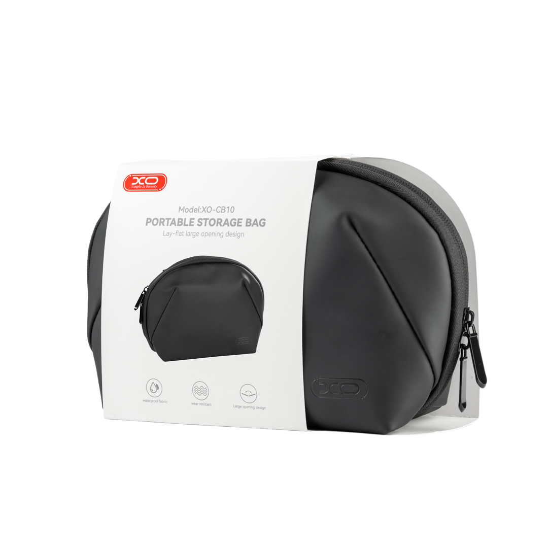 XO CB10 Volcano Φορητό Τσαντάκι Organizer Μαύρο