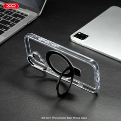 XO K31 Θήκη IPhone 16 Pro Max 6,9" TPU + Ακρυλική με Μαγνήτη Μαύρο