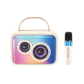 XO F54 Ηχείο Glossy Cool Light K-Song 20W με Μικρόφωνο