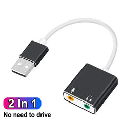 Κάρτα Ήχου USB 7.1 με Καλώδιο