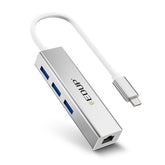 Σταθμός σύνδεσης 4 σε 1 EDUP EP-9801 10/100/1000Mbps Type-C LAN USB 3.0