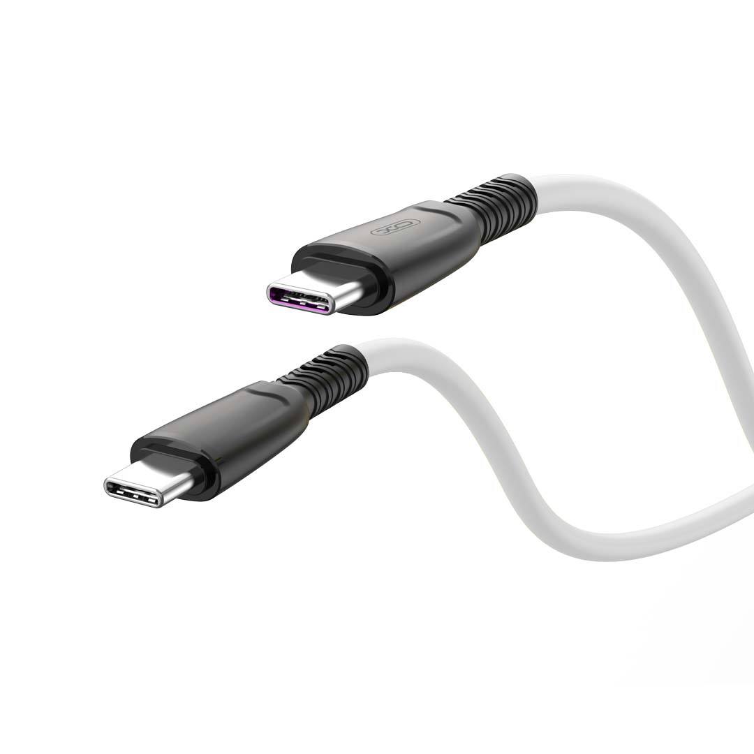 XO NB-Q246A Suluo Καλώδιο Αντάπτορας PD Type-c σε Lightning 27W 1m Λευκό