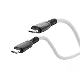 XO NB-Q246A Suluo Καλώδιο Αντάπτορας PD Type-c σε Lightning 27W 1m Λευκό