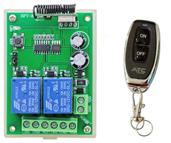 Δικάναλος Δέκτης Εντολών KIT (Με 2 Κοντρόλ)