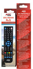 ATC TRITON Προγραμματιζόμενο Τηλεχειριστήριο 4 σε 1 Universal με IR
