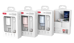 XO L157(EU) Φορτιστής QC3.0 18W με Καλώδιο Micro Λευκό