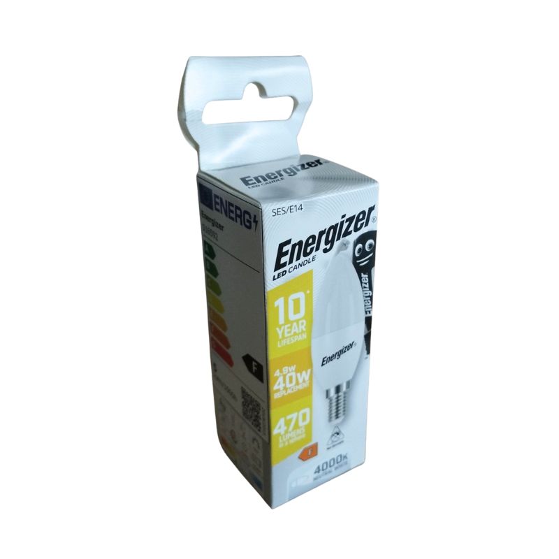 Energizer BEC LED Λάμπα Κερί 4.9W E14 470lm 4000K Φυσικό Λευκό