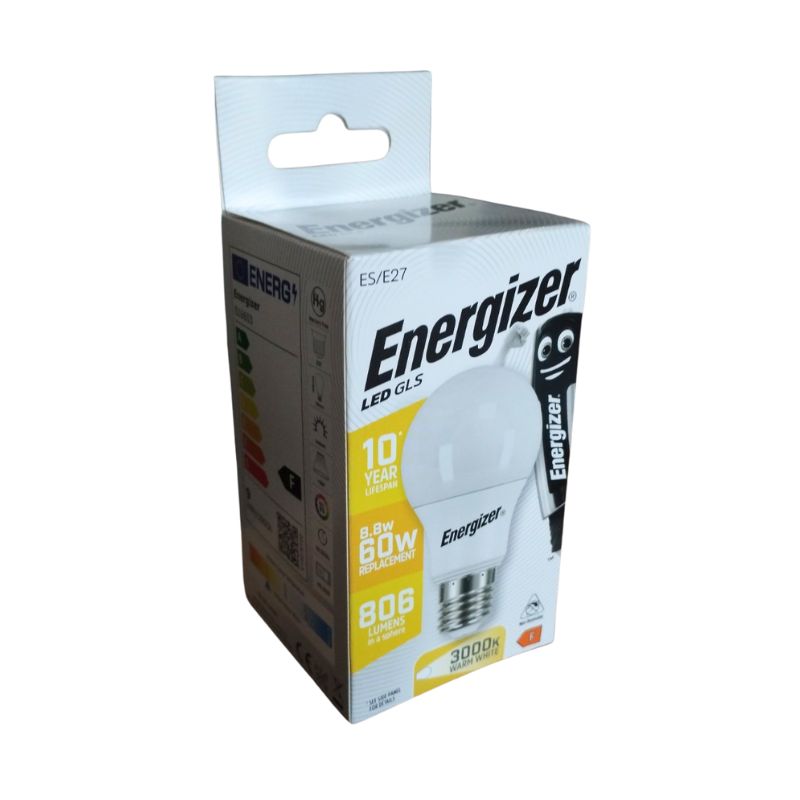 Energizer BEC Κοινή Λάμπα LED 8.8W E27 806lm 3000K Θερμό Λευκό
