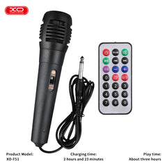 XO F51 Πολύχρωμο Jade Ηχείο Speaker RGB Bluetooth