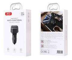 XO BCC17 Smart Bluetooth MP3 A+C Dual Port PD30W Φορτιστής Αυτοκινήτου