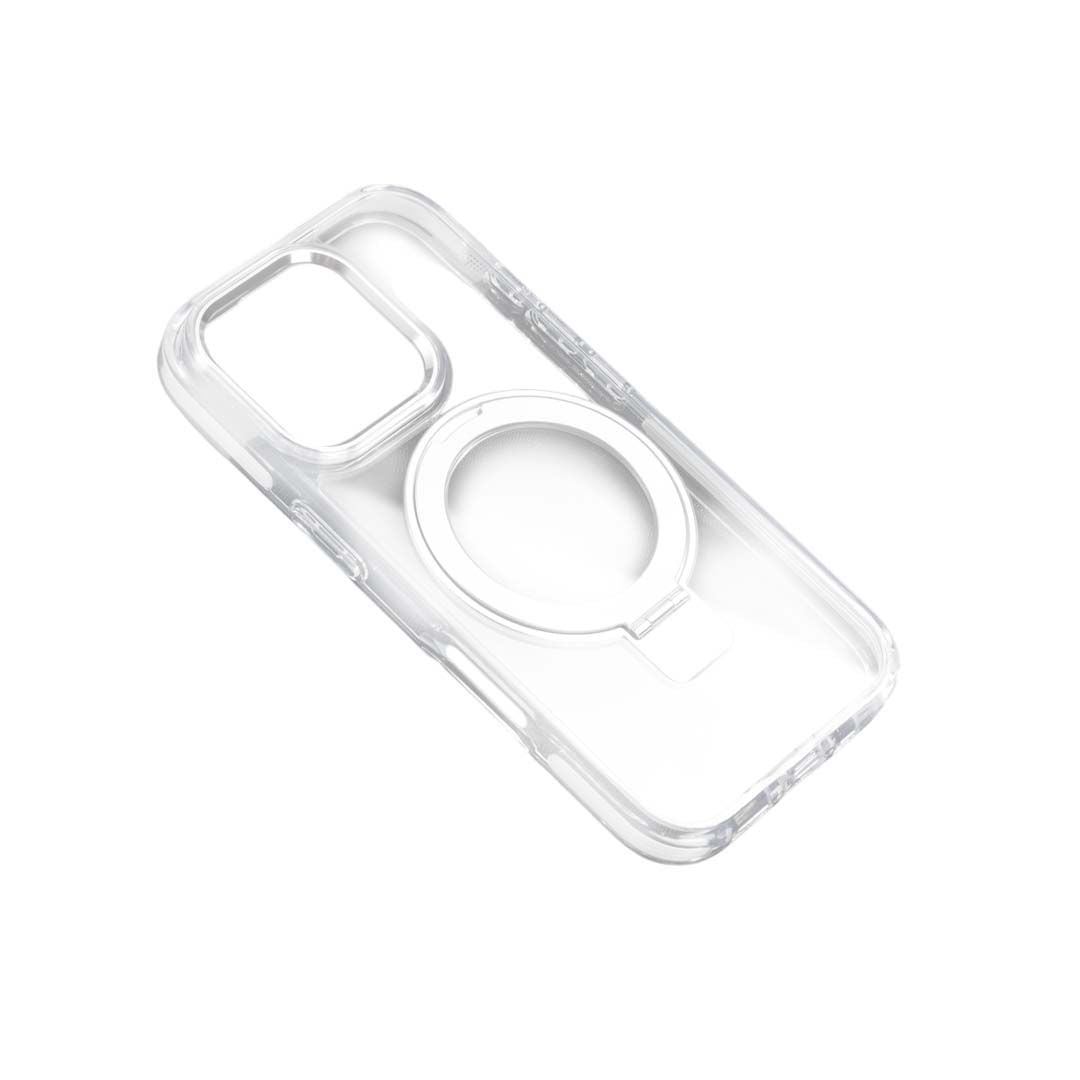 XO K31 iP16 6.1" TPU+Ακρυλική Μαγνητική Θήκη Τηλεφώνου Λευκό