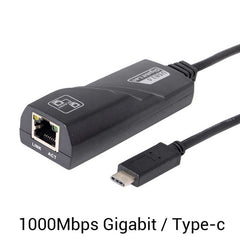 Αντάπτορας USB Type C σε LAN 1000MBps
