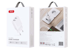 XO L109 (EU) Φορτιστής με Διπλή Θύρα USB-A 2.4A
