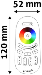 Avide LED Ταινία 12V RGB+W 4 Ζωνών RF Τηλεχειριστήριο Αφής για 288W Ελεγκτή