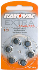 Rayovac Μπαταρίες Βαρηκοΐας Extra Advanced 13 (6τμχ)