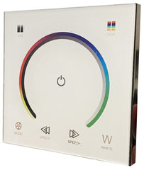 Avide Τηλεχειριστήριο Αφής και Ελεγκτής για LED Ταινία 12V 144W RGB Λευκό