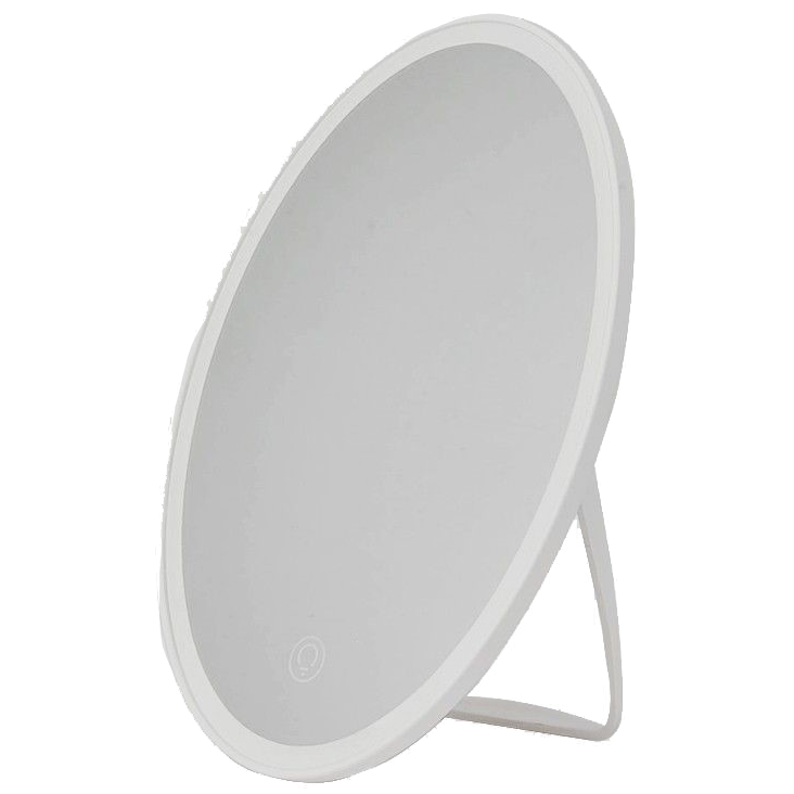 Avide LED Επιτραπέζιο Φωτιστικό Καθρέφτης Make Up Στρογγυλό και Επαναφορτιζόμενο