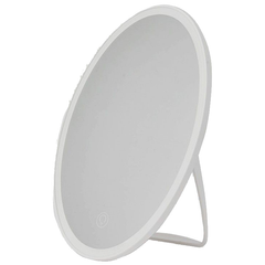 Avide LED Επιτραπέζιο Φωτιστικό Καθρέφτης Make Up Στρογγυλό και Επαναφορτιζόμενο