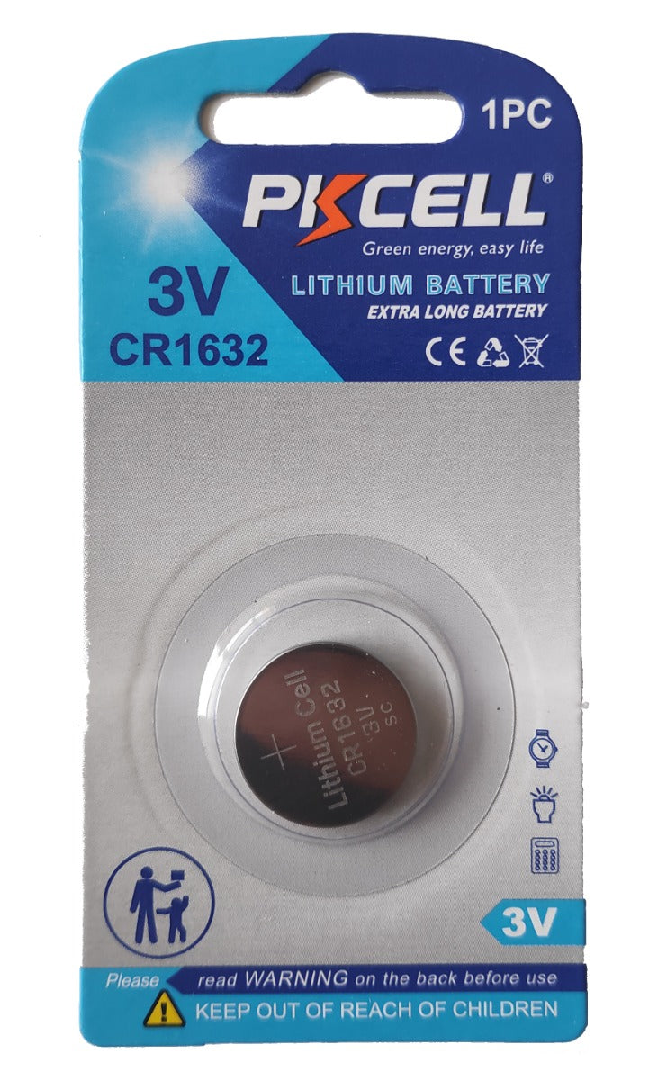 Pkcell Μπαταρία Κουμπί Λιθίου CR1632-1B (1τμχ)