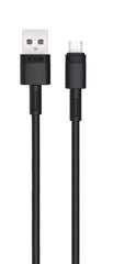 XO NB166 5A Καλώδιο Γρήγορης Φόρτισης για Micro Μαύρο