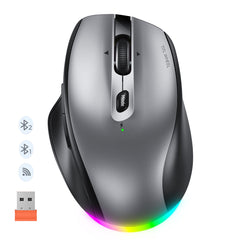 Meetion Ασύρματο Ποντίκι Office MT-BTM007 με Bluetooth & 2.4G Γκρι