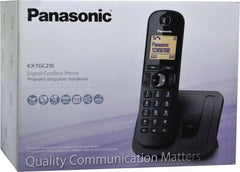 Panasonic Ασύρματο Σταθερό Τηλέφωνο KX-TGC210 με Ηχείο Μαύρο