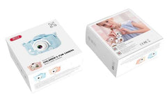 XO XJ01 Παιδική Φωτογραφική Μηχανή με Διπλό Φακό και Θήκη Σιλικόνης (Μπλε)